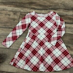 The Children's Place Red and White Plaid Dress